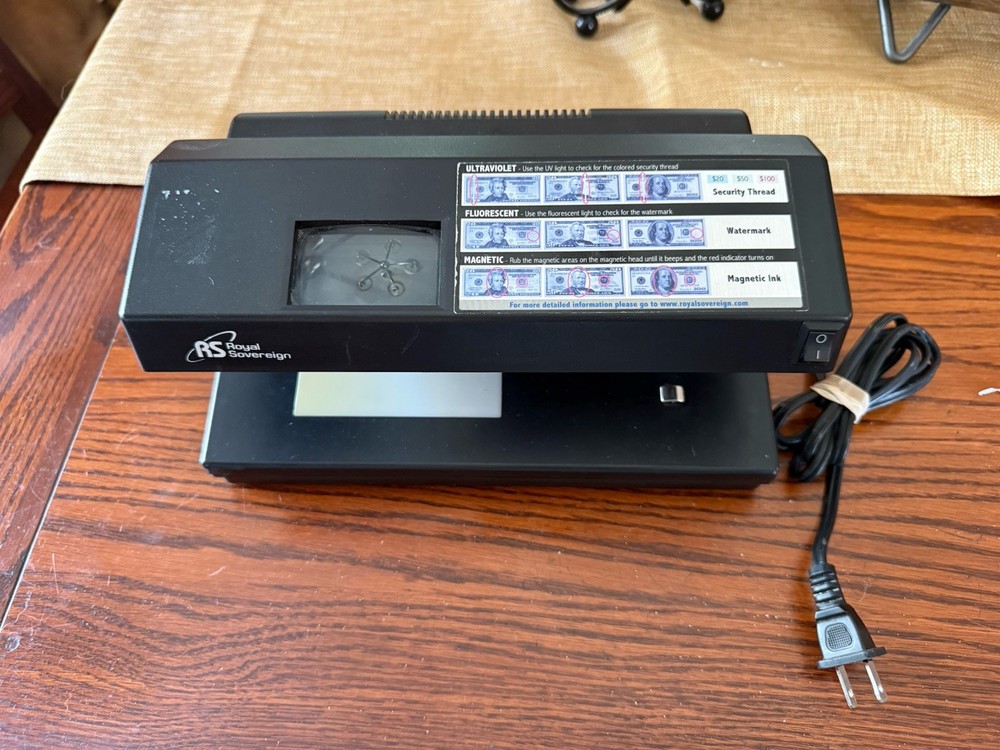 ROYAL SOVEREIGN RCD-2000 COUNTERFEIT DETECTOR