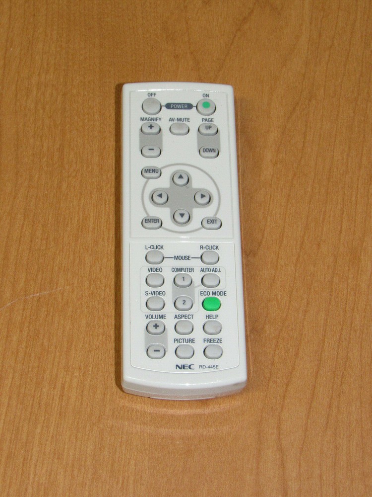 Genuine NEC RD-445E Projector Remote Control - Tested Working