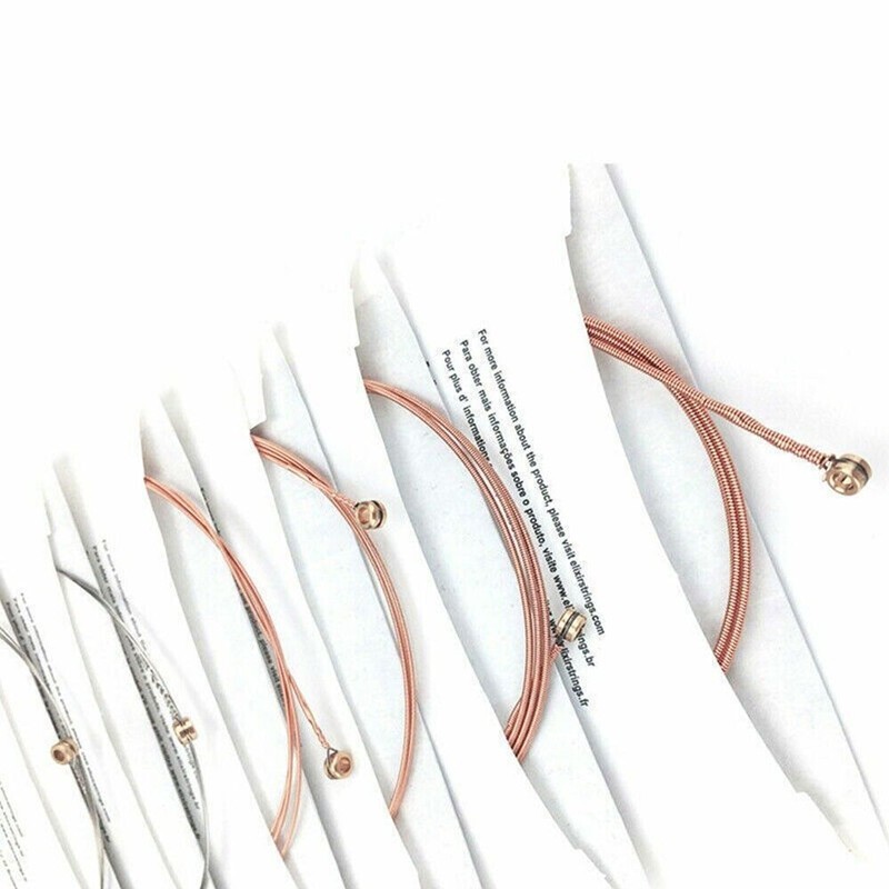 4 Sets 6 strings 16052 Phosphor Bronze LIGHT Guitar Strings 12-53