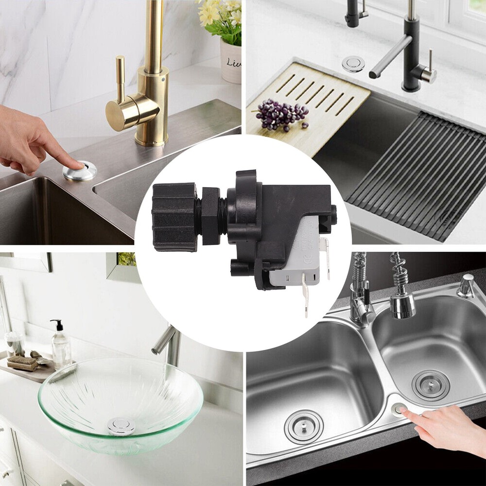 Easy Installation Air Switch For Garbage Processor And Bathtub Replacement New