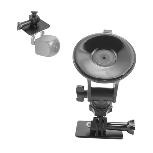 Car Rear Camera Holder, Vehicle Dash Cam Rear Windshield Window Mount, Auto