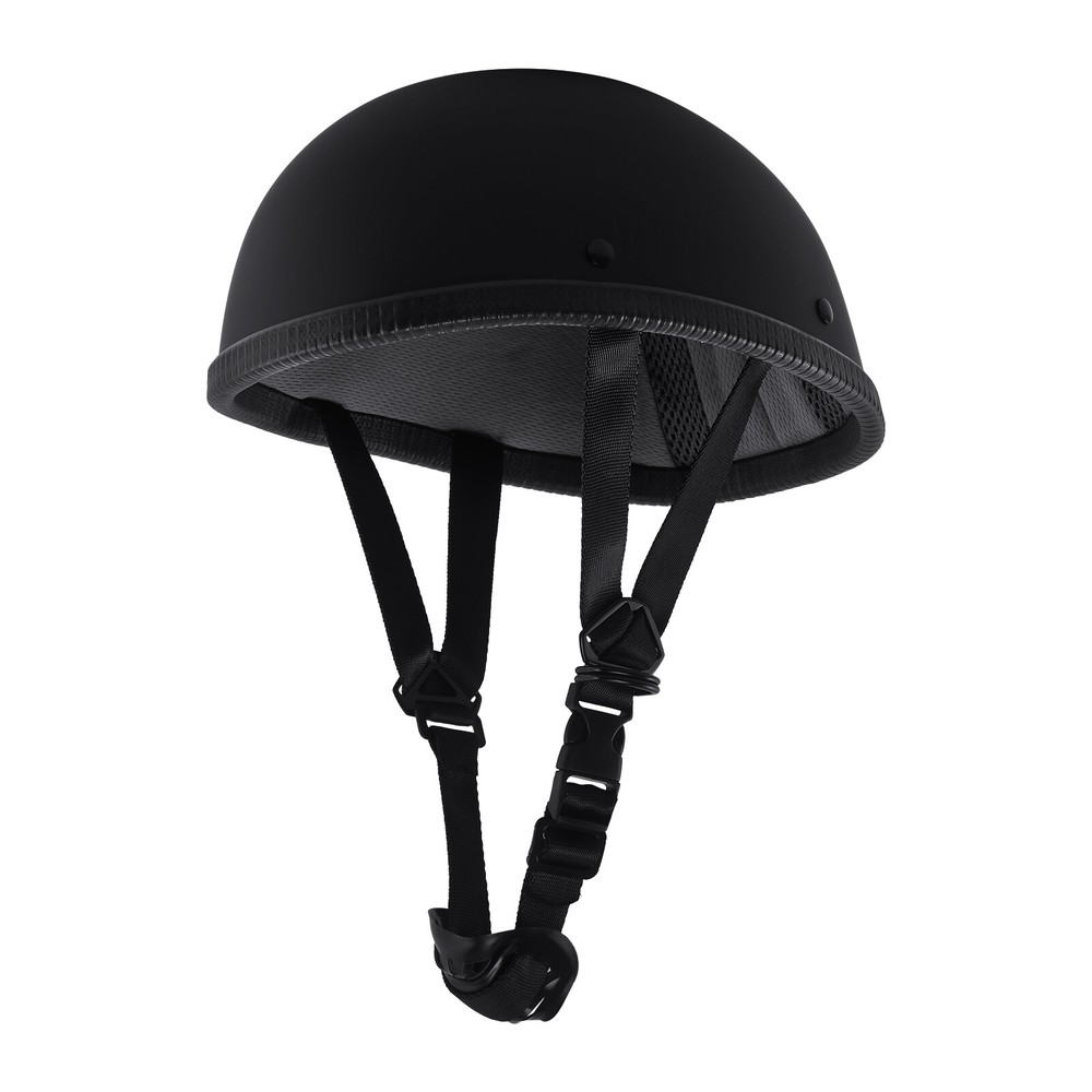 Motorcycle FLAT DOT Beanie Helmet Half Helmet Cap Skid Scooter Chopper