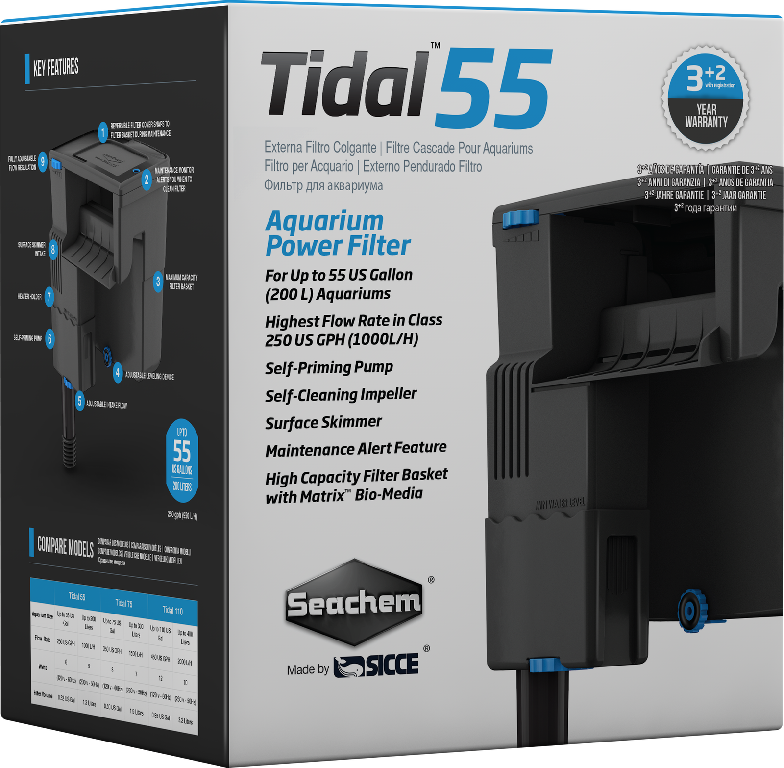 Seachem Tidal 55 Power Filter
