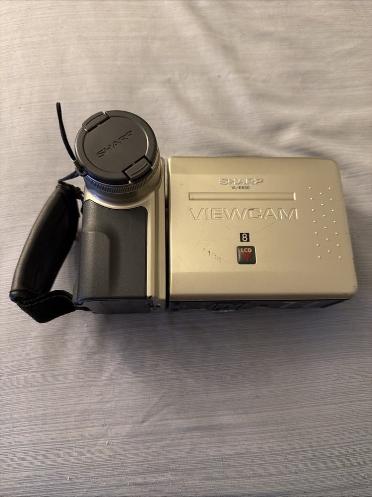 Sharp VL-E630 8mm Video8 Camcorder VCR Player Camera *No Battery *Untested AS-IS