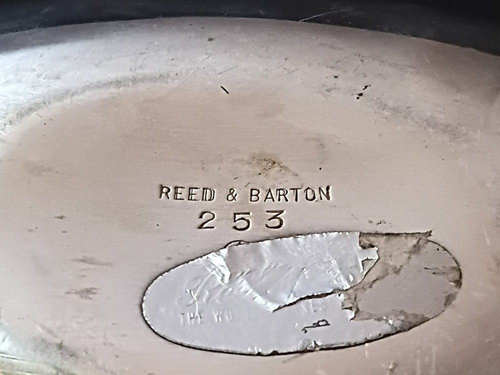 Reed and Barton Silver Plated Candy Dish 253