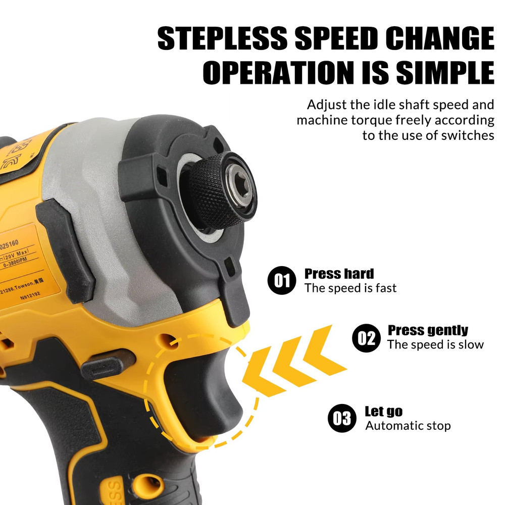 DEWALT DCF805 & DCD850 20V MAX Brushless Combo Kit Cordless Drill Driver + Bag