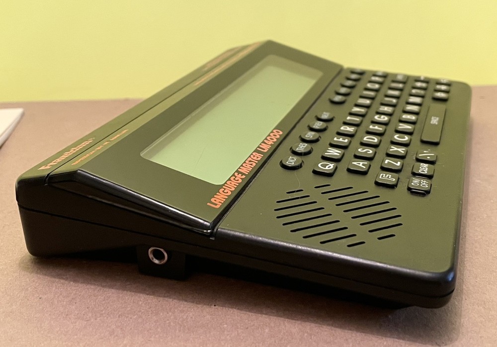 Franklin Language Master LM4000 Talking Pronouncing Dictionary Thesaurus Working