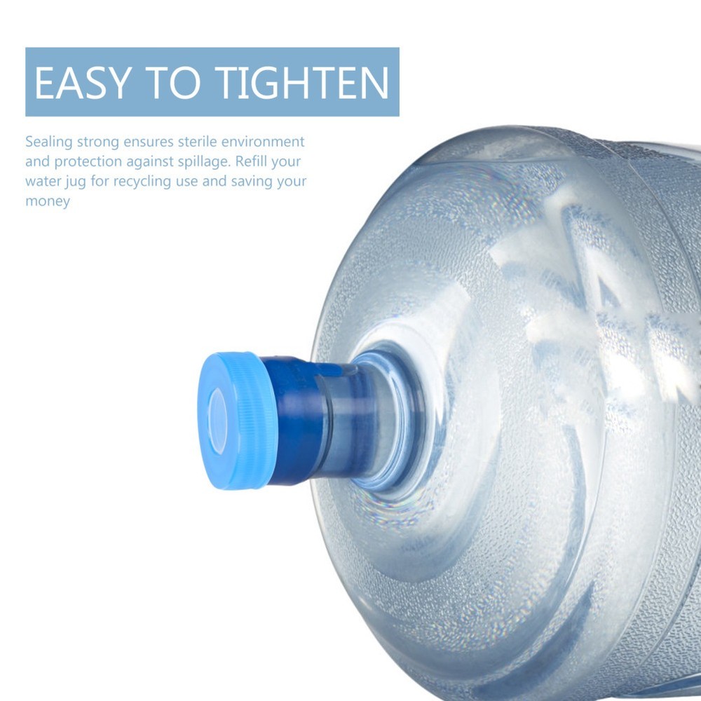2 Pcs Replaceable Jug Caps Gallon Water Reusable Replacement Bottle Lid