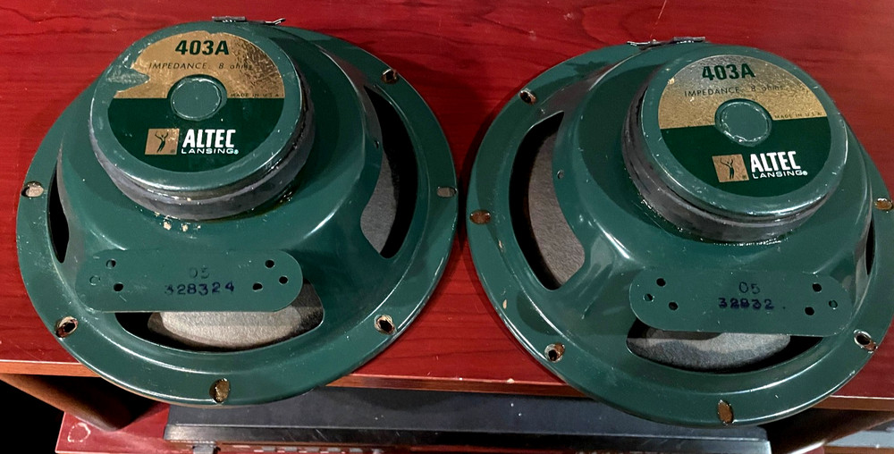 ALTEC LANSING 403A SPEAKERS 8 Ohm (2) #2