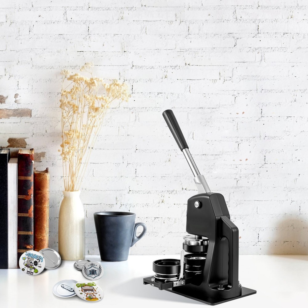 HOT/ Button Maker Machine,Multiple Sizes 1+2.25" Badge Punch Press Kit,Chil