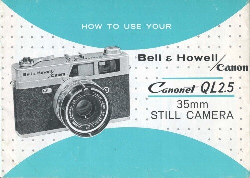 Bell & Howell Canonet QL2.5 Instruction Manual