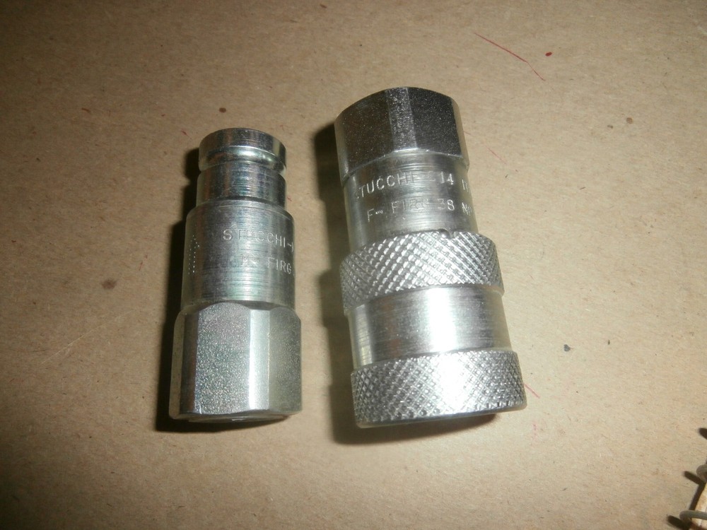 Stucchi 3/8" npt Flat Face Quick Coupler