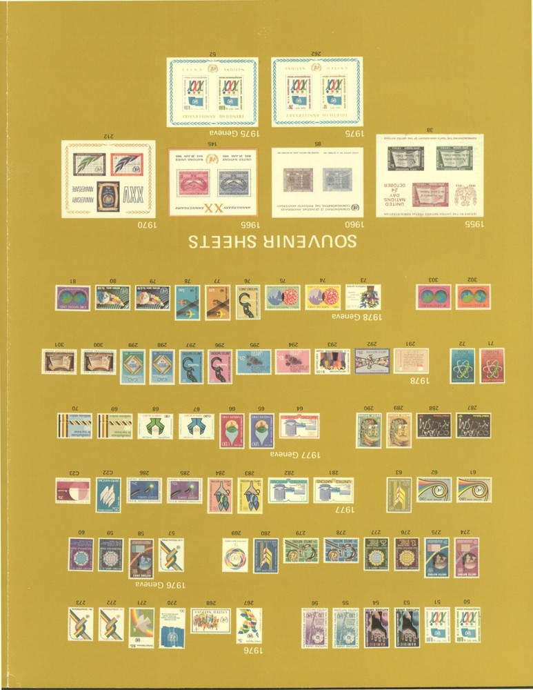 Postal Issues of The United Nations 1951-1978