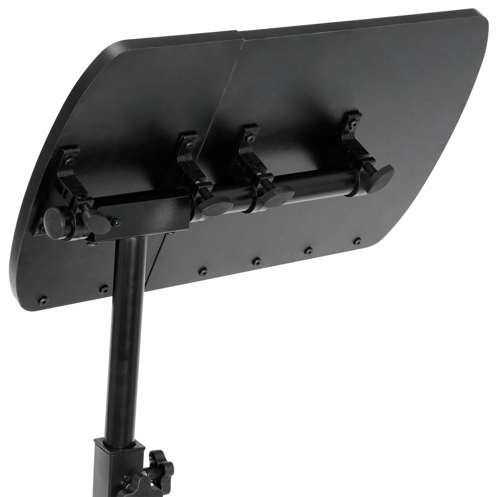 Adjustable Angle Height Rolling Laptop Desk Stand Over Bed Table Tilting Top