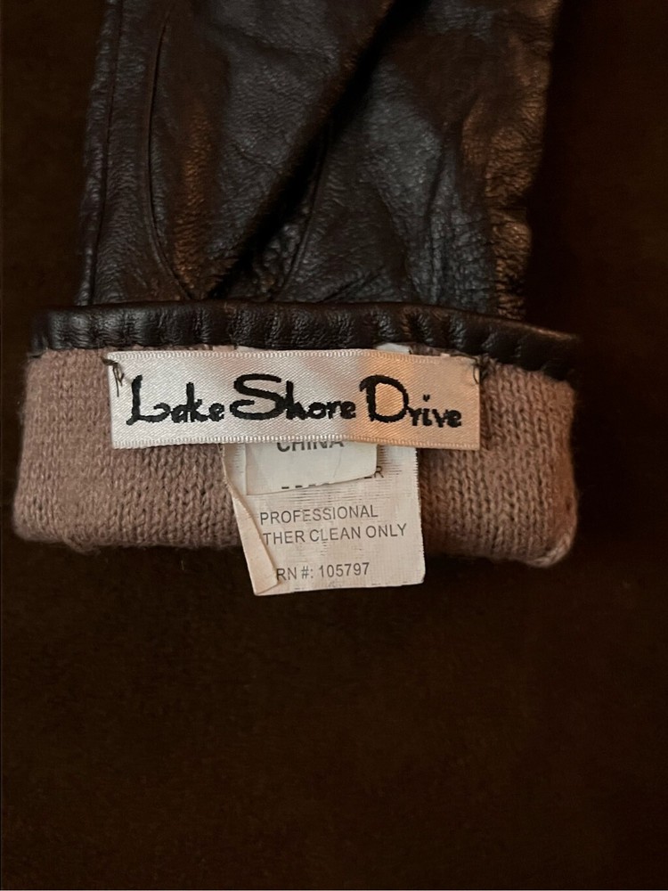 Lakeshore drive leather gloves
