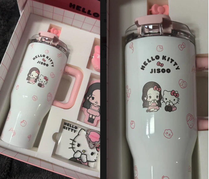 Blackpink Jisoo x Hello Kitty Collaboration Kit Full Package Box SET Unopened