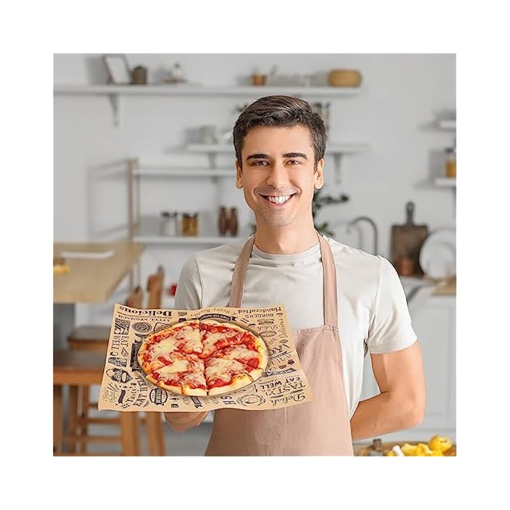 1000ct 12x12" Food Wax Paper, Grease Resistant Liners for Trays & Baskets