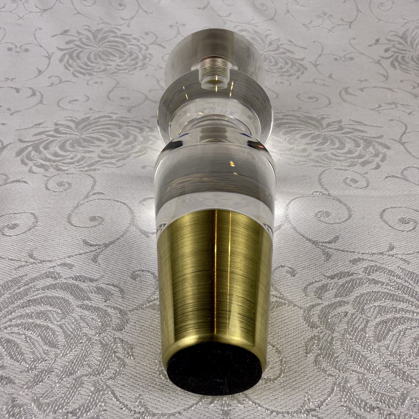 Jerever Acrylic Funiture Legs Lot Of Four (4) Legs With Mounting Hardware **READ