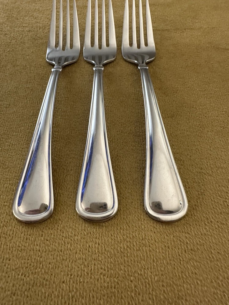 (3) Salad Forks  Reed & Barton Select MENDON Outline China
