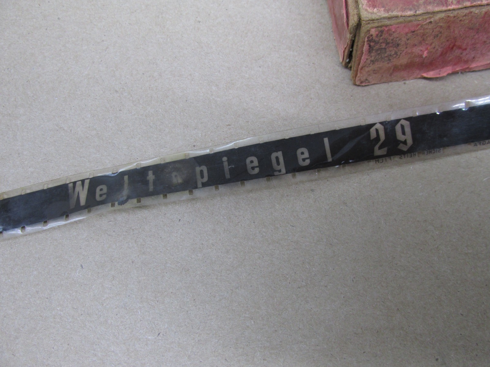 WW2 German 16mm Weltspiegel 29 World Mirror "German Warships" 1942 Newsreel Film