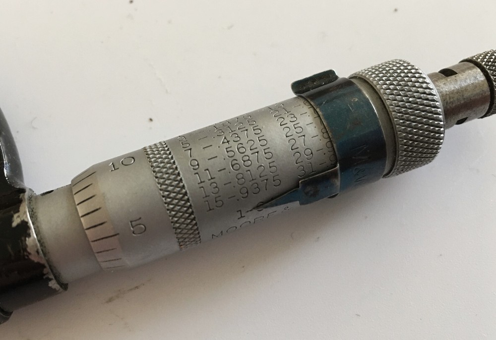 Vintage Boxed, ‘Moore & Wright’ Micrometer No. 965