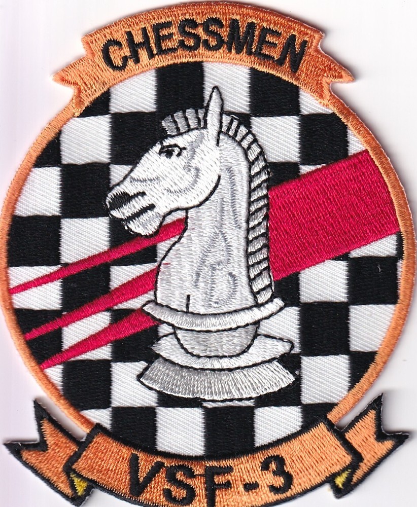 VSF-3 Chessmen patch US Navy Aviation vet's patch 2000s make A-4 Skyhawk
