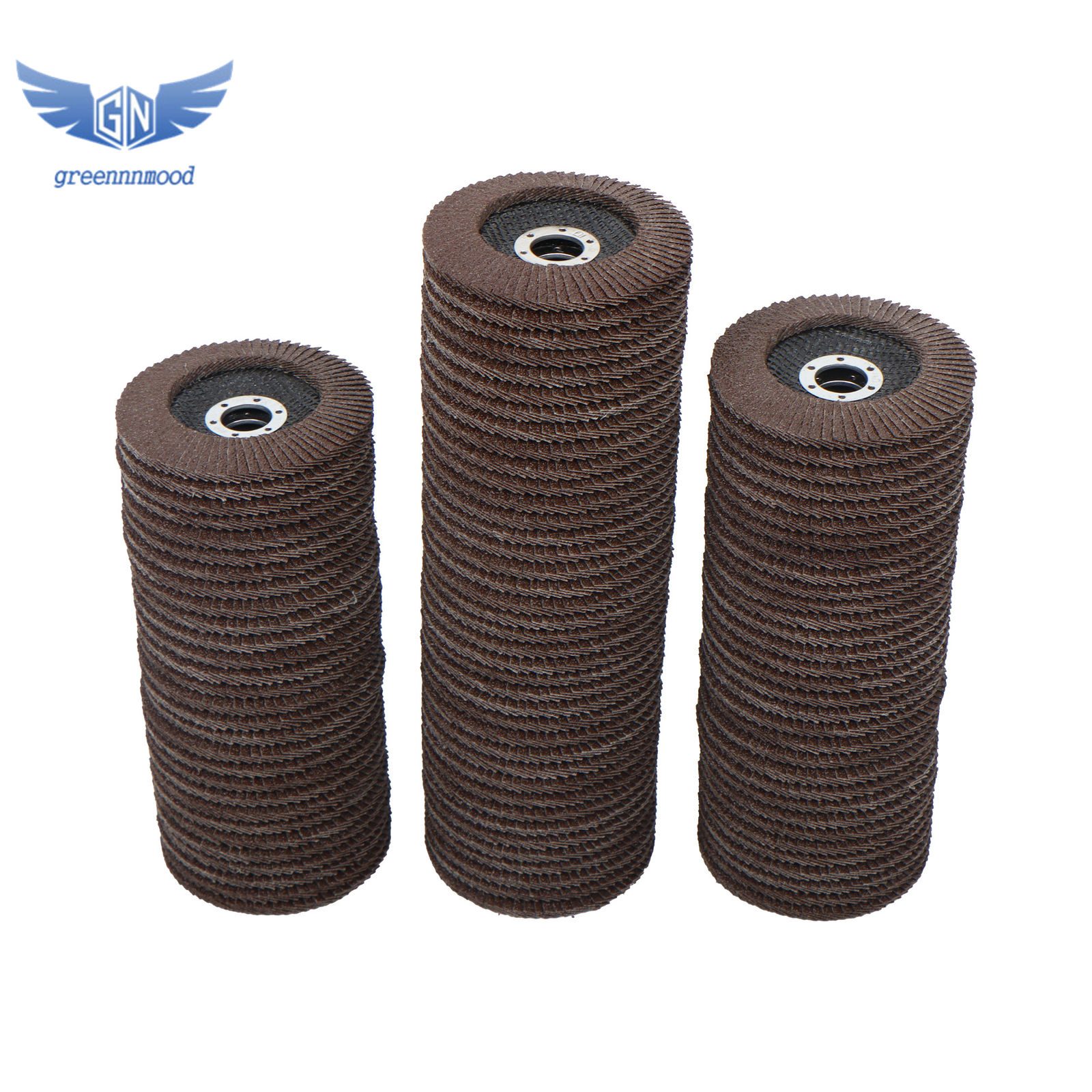 100PCS Premium Zirconia Flap Disc Sanding Grinding 4-1/2" × 7/8" 40 Grit