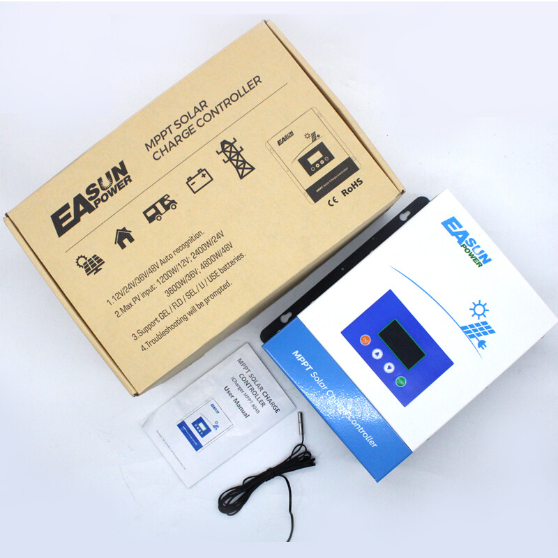 80A 100A MPPT Solar Charge Controller 12V 24V 36V 48V Solar Battery Regulator US