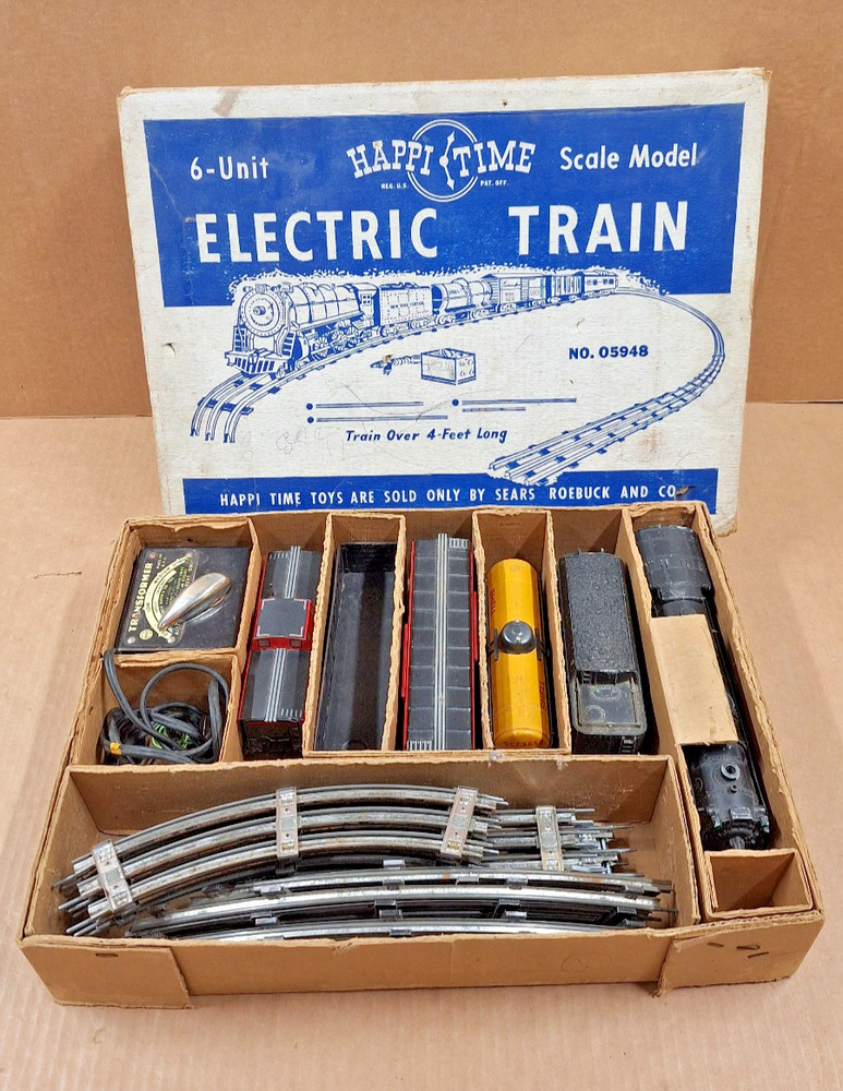 Marx Happi Time 6 Unit Freight Electrical Train Set 05948 Sears Roebuck