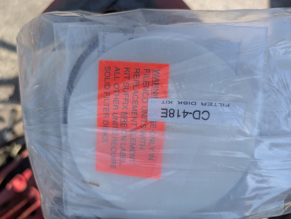 master pneumatic Filter Disk Kit CD-418E