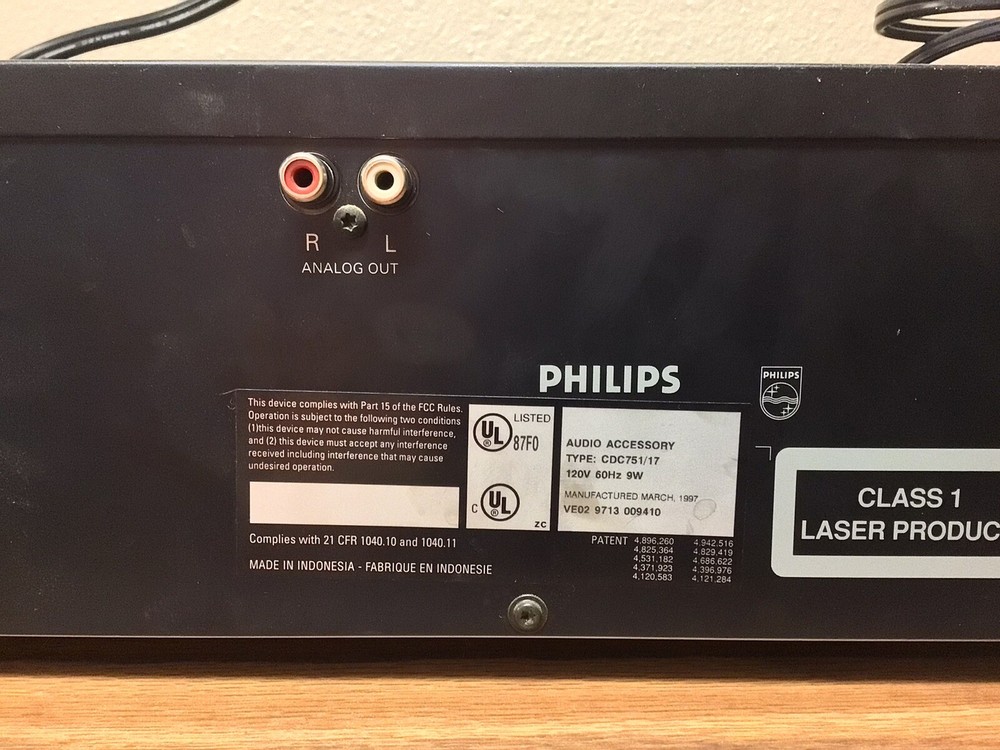 Philips CDC 751 | Compact Disc Carousel Changer | Multi Disk Changer |