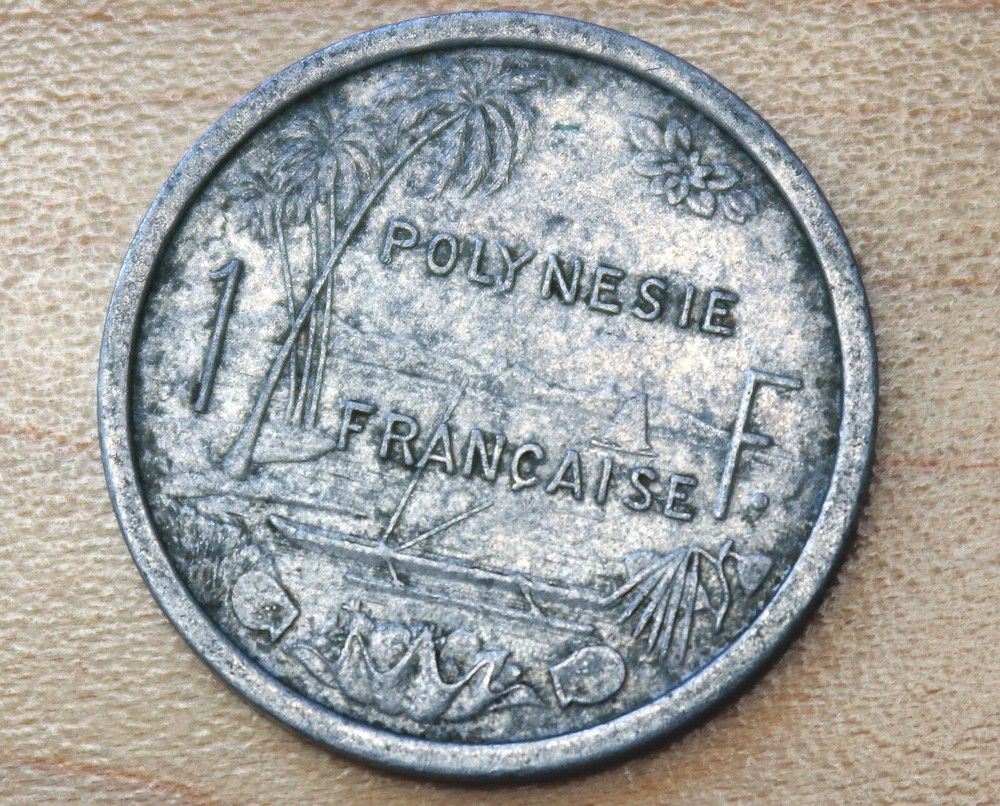 1965 French Polynesia 1 Franc