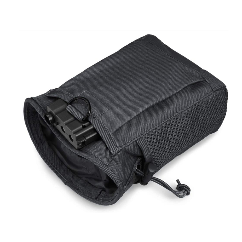 Tactical Folding Dump Pouch Utility Tool Bag Molle Drawstring Magazine Pouch
