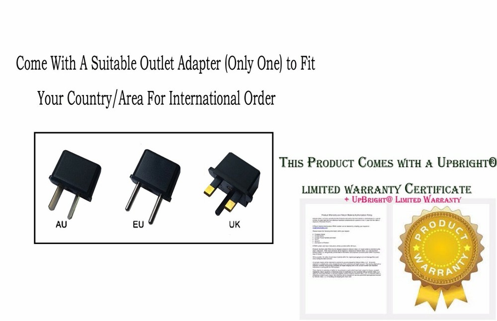 AC/DC Adapter For Master Airbrush SYNCHKG044368 Mini Air Compressor Tattoo Power