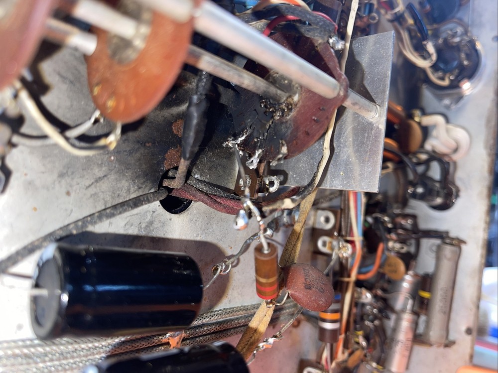 Globe Scout Deluxe Transmitter Rough Shape Works Not Pretty But Rare Switch Burn