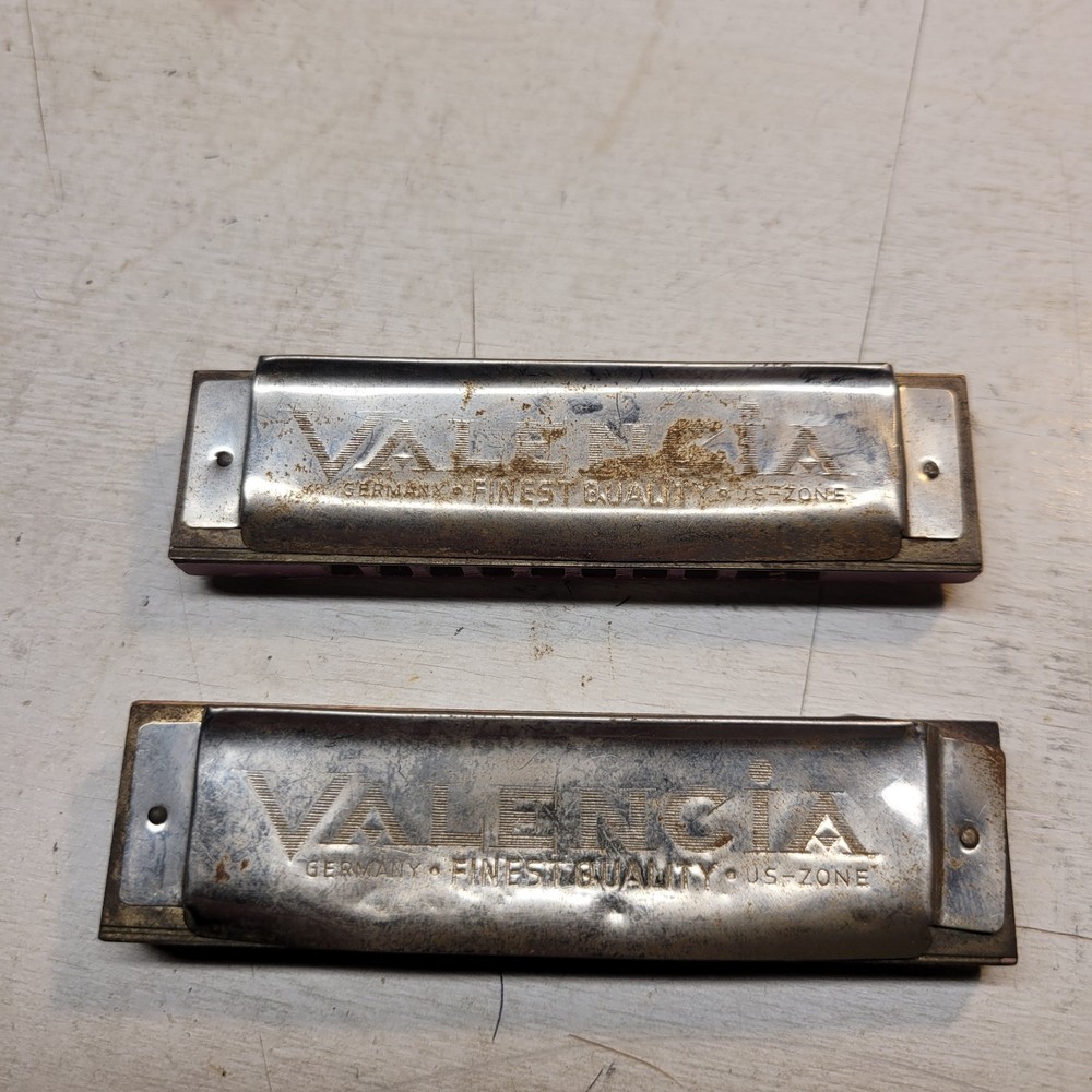 Vintage Valencia Harmonicas A Bit Rough