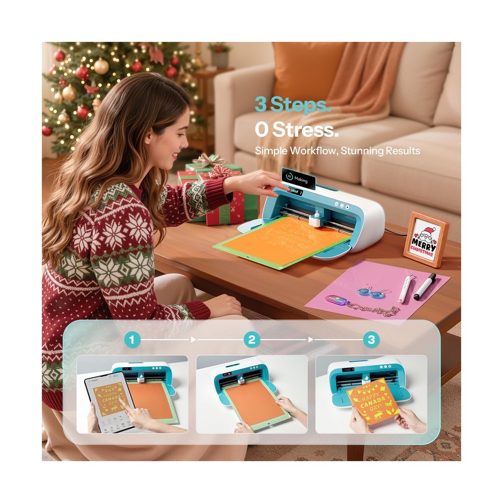 S41 Vinyl Cutter Machine - Essential Starter Bundle for DIY Crafts | Smart St...