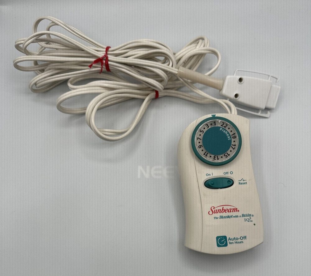 Sunbeam IQ3 Electric Blanket Controller Style 72A 2-Prong Power Tested