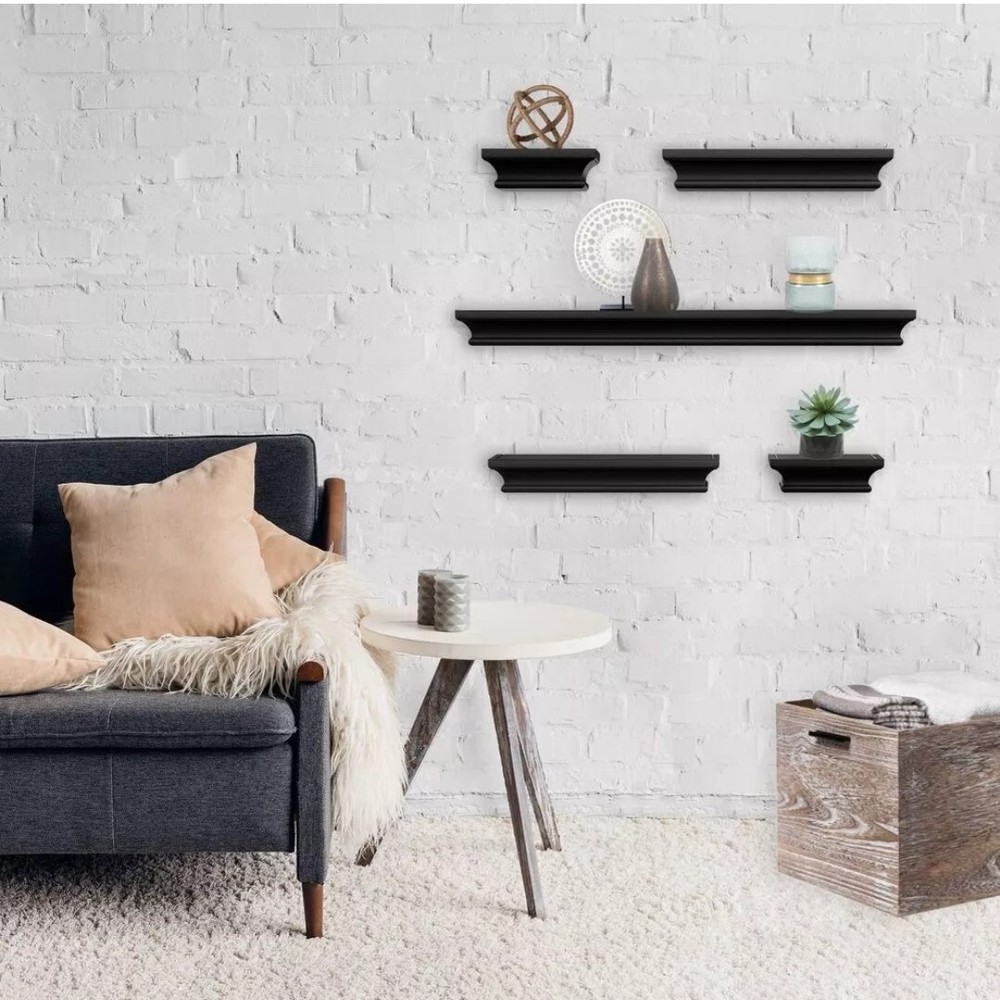 5pc Traditional Shelf Set Black - Threshold