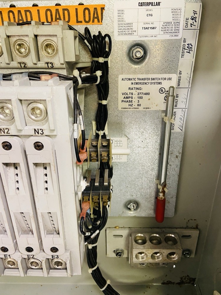 Caterpillar Model: CTG Automatic Transfer Switch (ATS) with an MX150 Controller