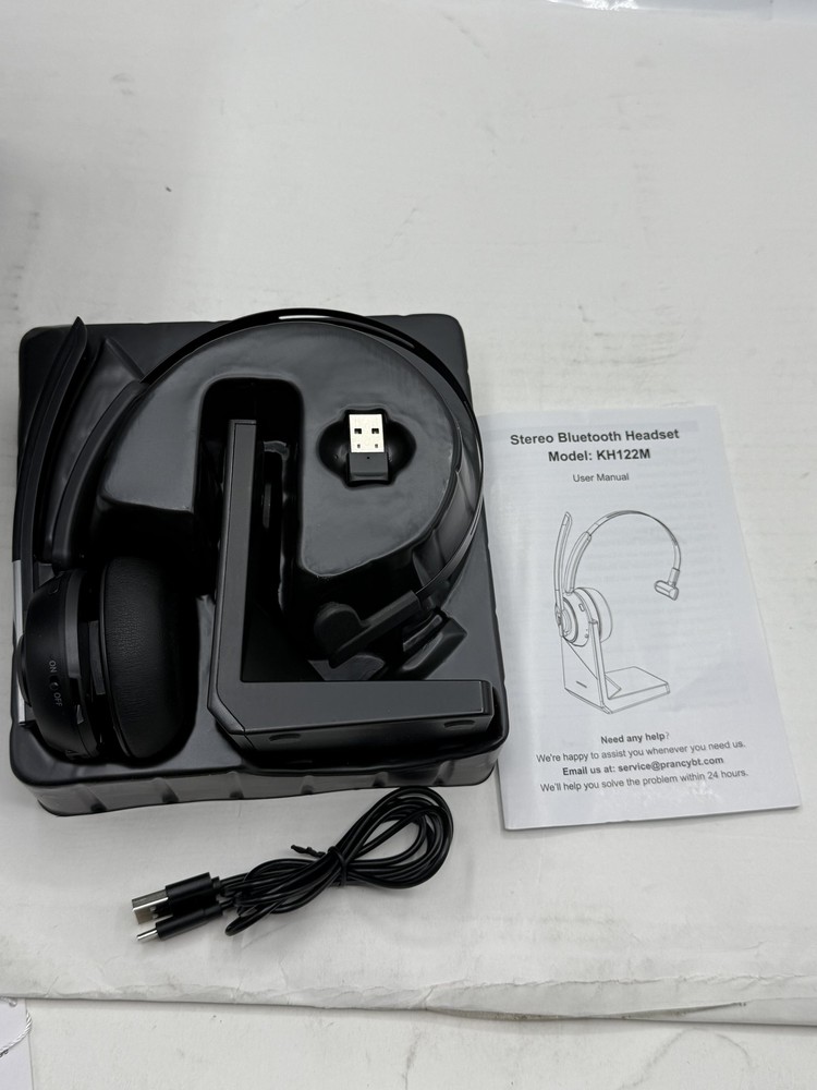 Bluetooth Headset, Wireless Headset with Microphone for PC, V5.2 Computer