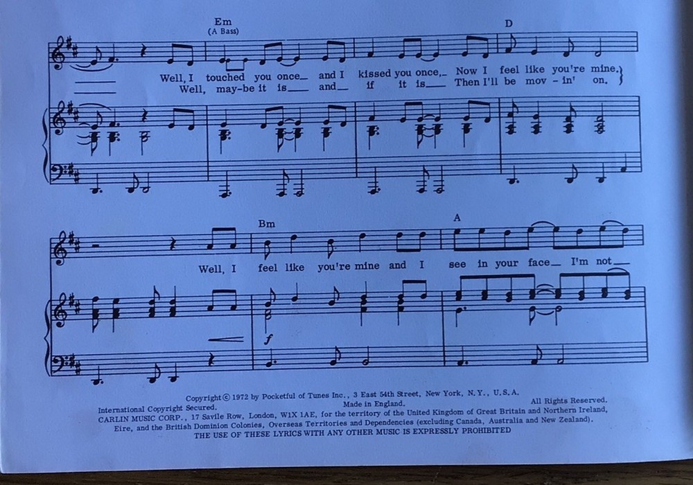 Sheet Music David Cassidy - Could It Be Forever