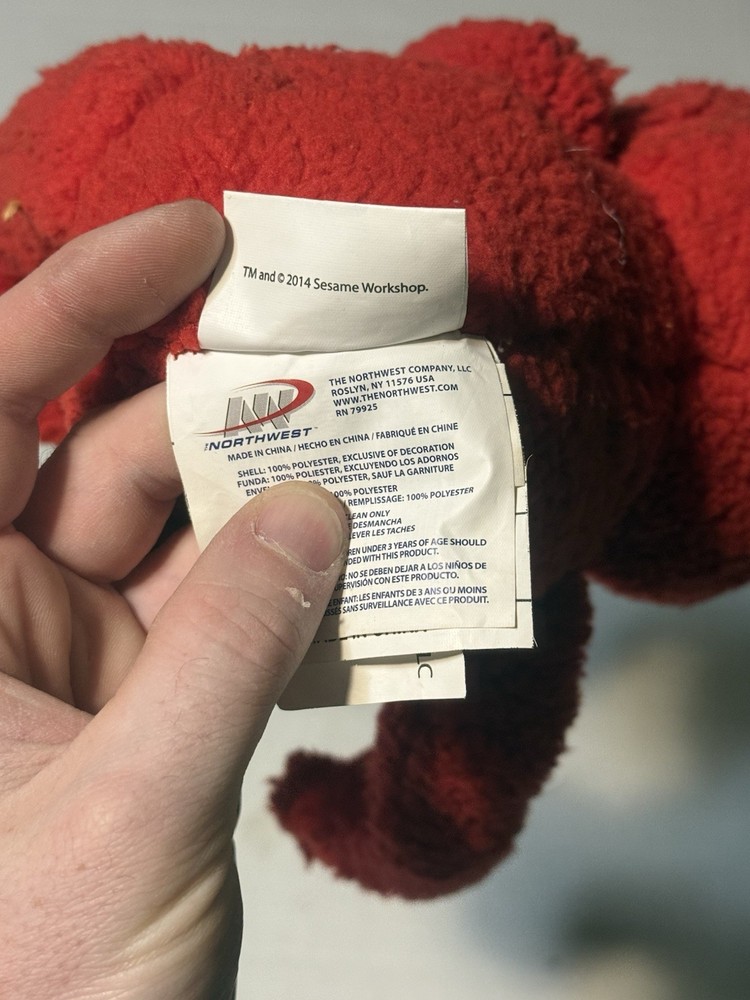 2014 sesame workshop Elmo plush