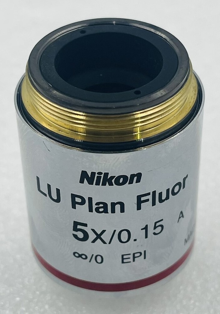 Nikon LU Plan Fluor 5X/0.15 Microscope Objective Lens