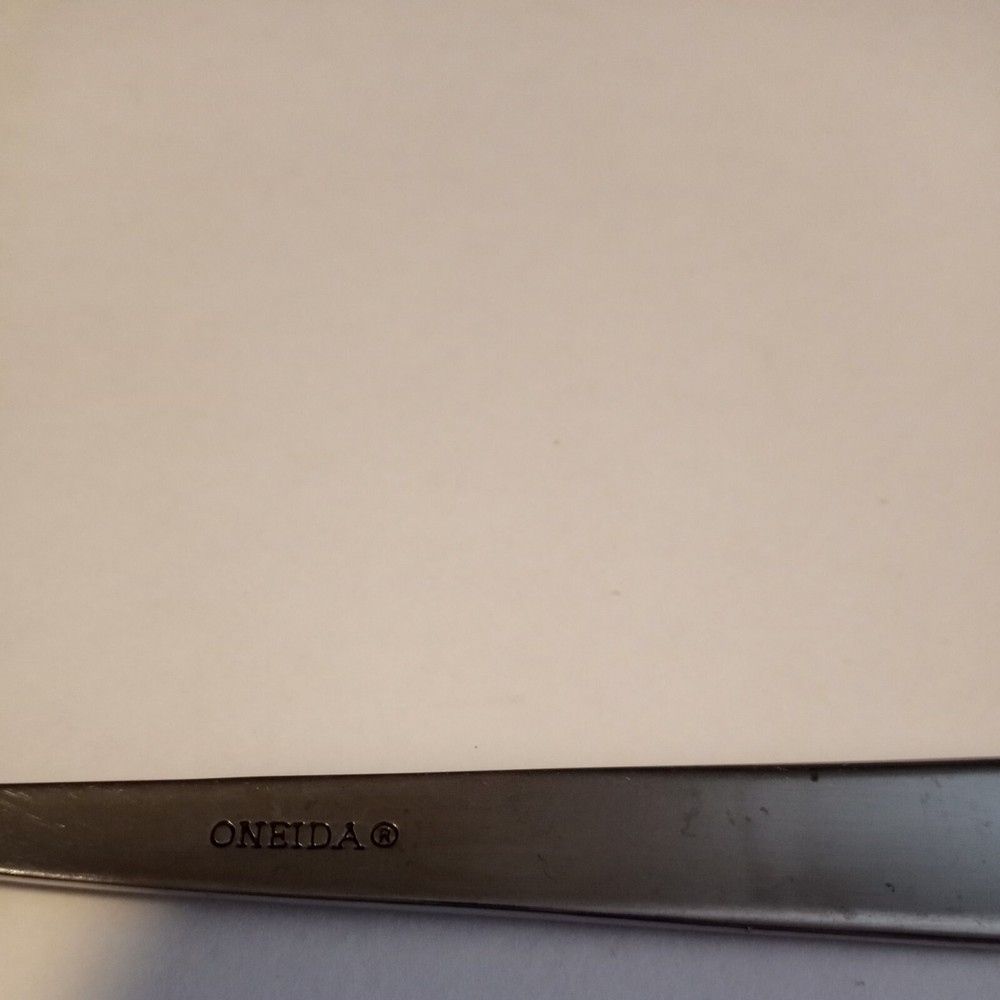 ONEIDA AMSTERDAM 2pcs 1Knife/1Teaspoon stainless flatware VGUC