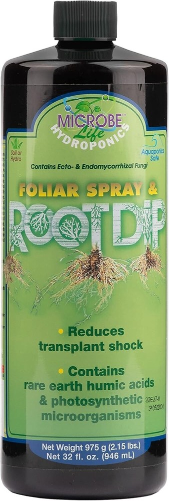 Microbe Life Hydroponics Foliar Spray and Root Dip 1 Quart