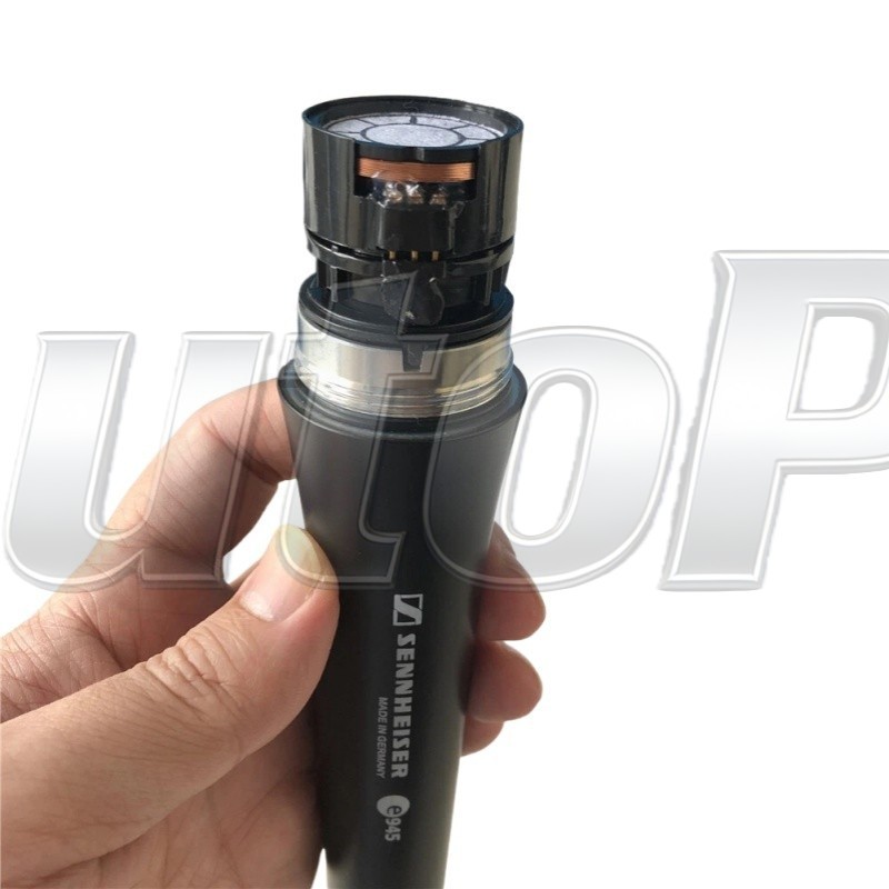 Opened e945 Wired Super Cardioid Dynamic Handheld Microphone -Early Box Version