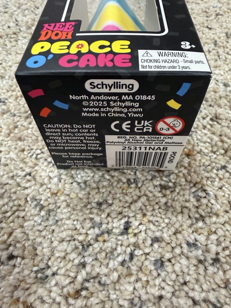 NWT One NeeDoh Peace O’ Cake