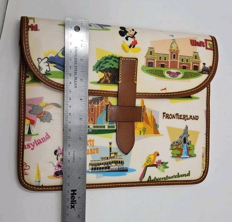 Dooney & Bourke DISNEY WORLD Retro iPad Tablet Case Leather Traveling Carrying