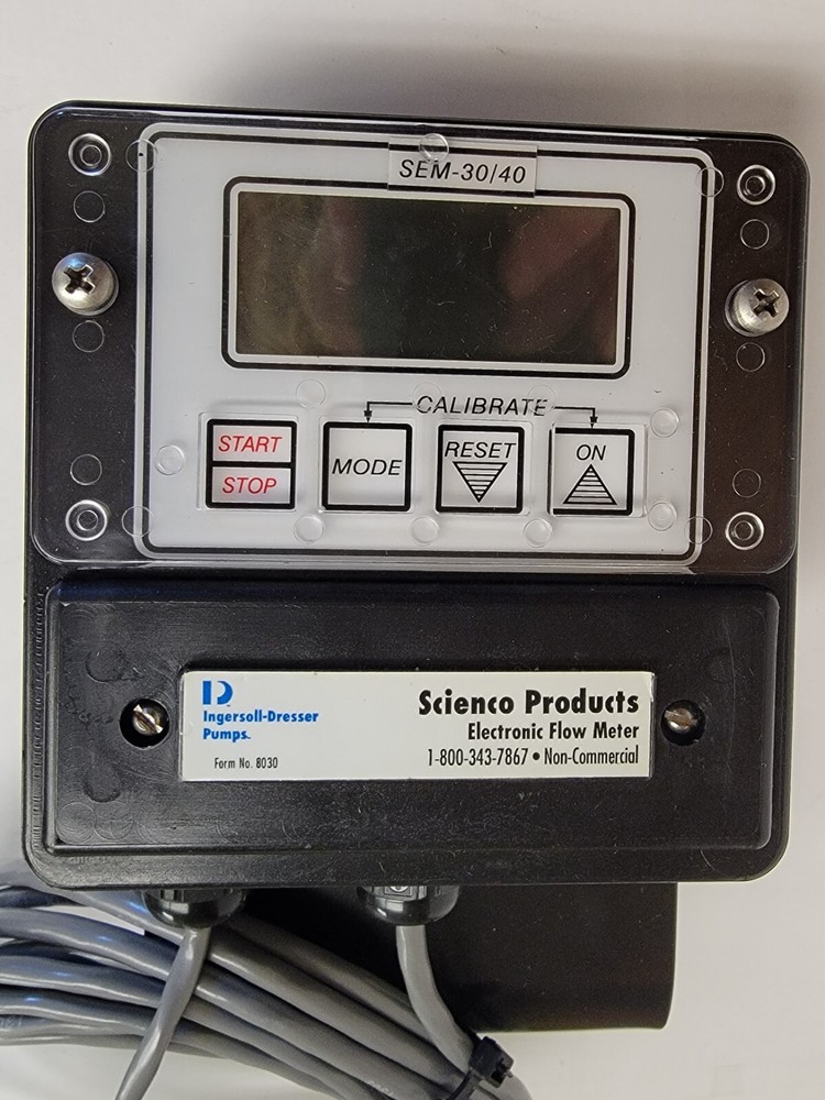 INGERSOLL ELECTRIC FLOW METER ASSEMBLY SEM 30/40.